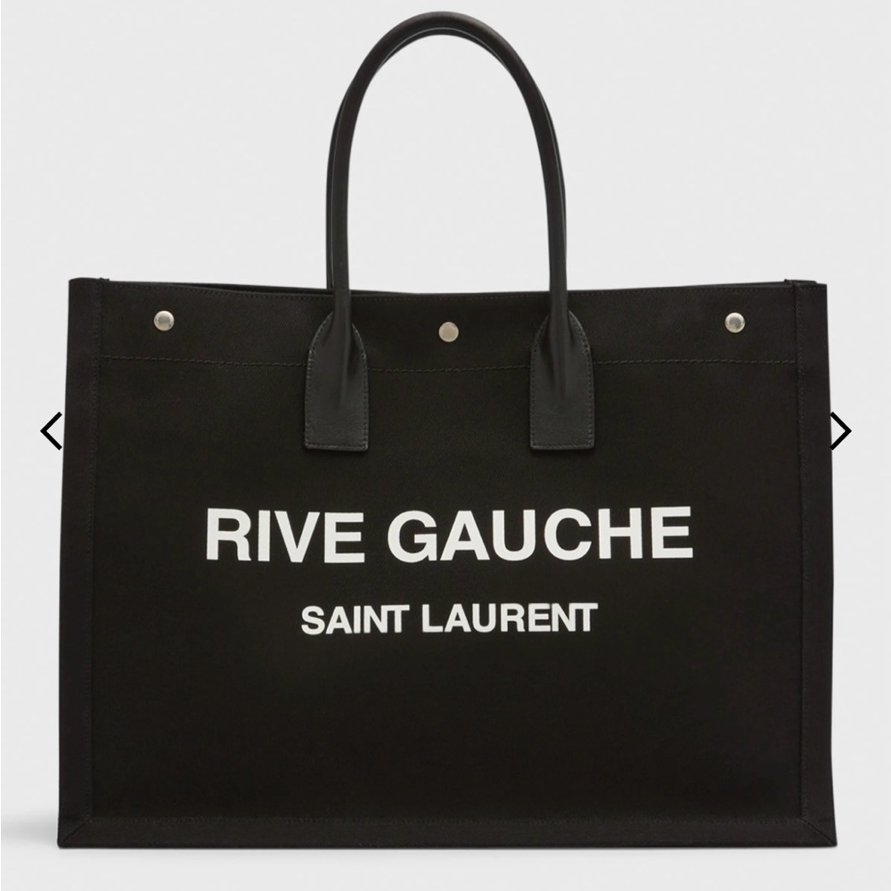 Saint Laurent Rive Gauche Black Tote